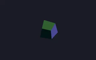 Simple lighting: a frame rendered by the pngine CLI