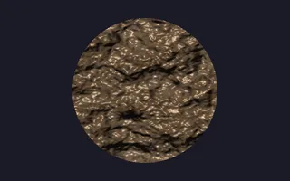 Procedural normal mapping: a frame rendered by the pngine CLI