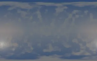 Procedural skybox: a frame rendered by the pngine CLI