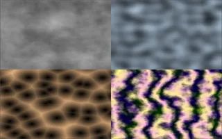 Procedural noise: a frame rendered by the pngine CLI
